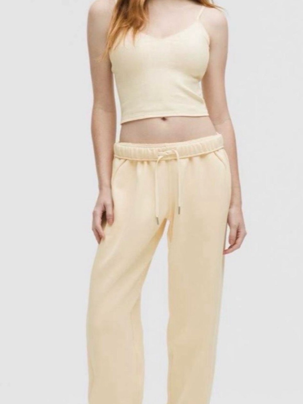 lululemon Oversize Scuba MR Jogger regular ~BUTTERCREAM~ size L NWT $118msrp🌟